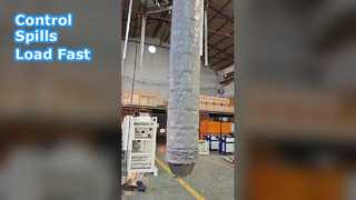 Загрузочный желоб из нержавеющей стали,